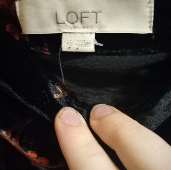 NWT Loft Off the Shoulder floral print Top Size XS - Picture 7 of 11